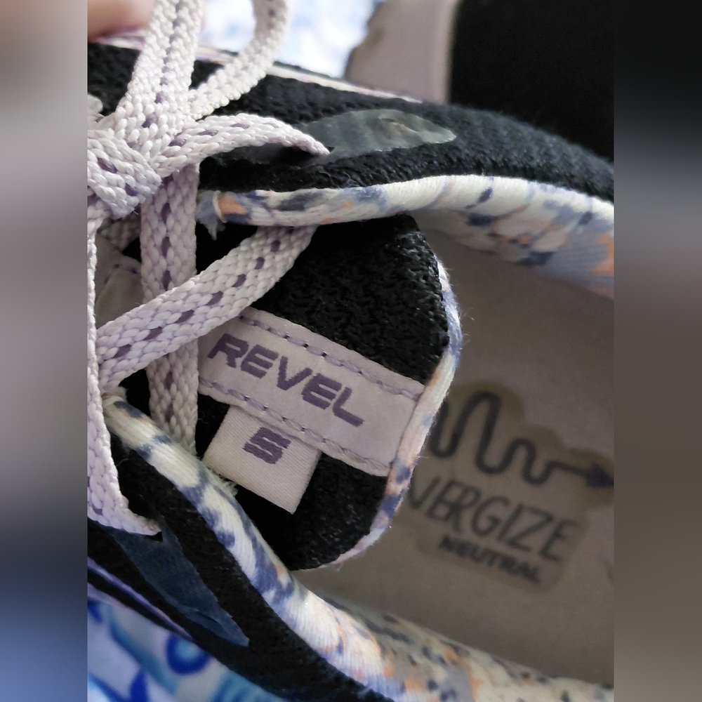 BROOKS 11.5B REVEL 5 ENERGIZER NEUTRAL 1203611B073 PURPLE WHITE STRIPE & ANKLE - Picture 10 of 16